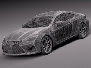 Lexus RC F 2015 3D 模型