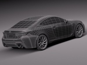 Lexus RC F 2015 3D 模型