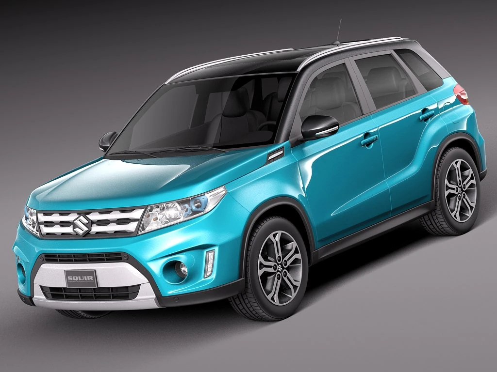 Suzuki Vitara 2015 3D Model .c4d .max .obj .3ds .fbx .stl .blend 