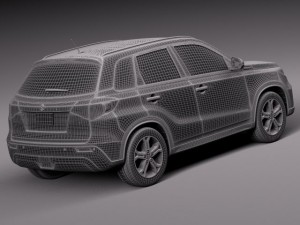 Suzuki Vitara 2015 3D Model
