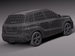 Suzuki Vitara 2015 3D Model