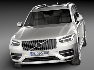 Volvo XC90 2015 3D Model