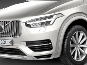 Volvo XC90 2015 3D Model