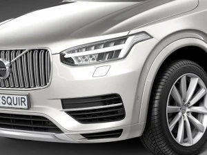 Volvo XC90 2015 3D Model