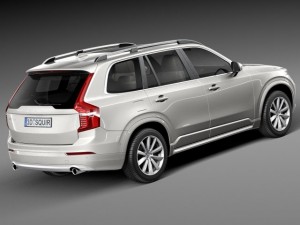 Volvo XC90 2015 3D Model