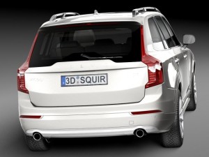 Volvo XC90 2015 3D Model
