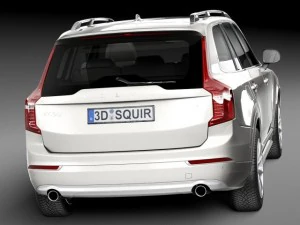 Volvo XC90 2015 3D Model