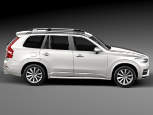 Volvo XC90 2015 3D Model