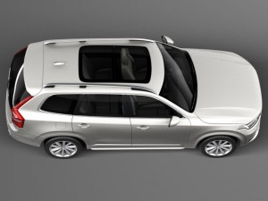 Volvo XC90 2015 3D Model