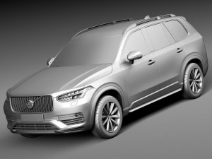 Volvo XC90 2015 3D Model