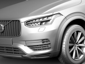 Volvo XC90 2015 3D Model