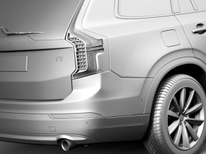 Volvo XC90 2015 3D Model