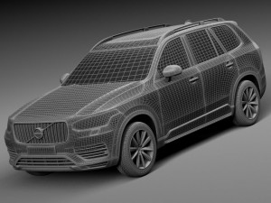 Volvo XC90 2015 3D Model