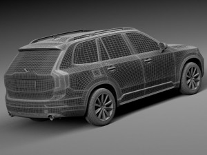 Volvo XC90 2015 3D Model