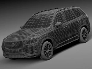 Volvo XC90 2015 3D Model