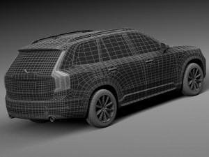 Volvo XC90 2015 3D Model