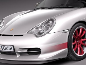 Porsche 911 GT3RS 2004 3D-Modell