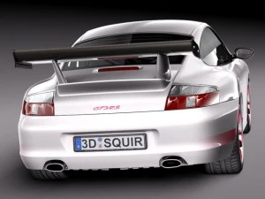 Porsche 911 GT3RS 2004 3D Model
