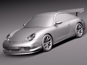 Porsche 911 GT3RS 2004 3D-Modell