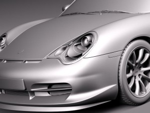 Porsche 911 GT3RS 2004 3D-Modell