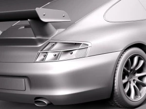 Porsche 911 GT3RS 2004 3D Model
