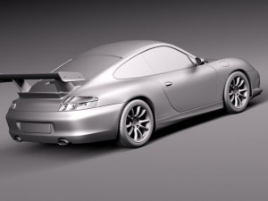 Porsche 911 GT3RS 2004 3D-Modell