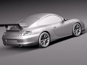 Porsche 911 GT3RS 2004 3D Model
