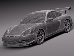 Porsche 911 GT3RS 2004 3D-Modell