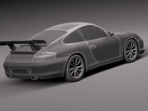 Porsche 911 GT3RS 2004 3D-Modell