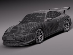 Porsche 911 GT3RS 2004 3D-Modell