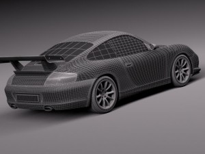 Porsche 911 GT3RS 2004 3D-Modell