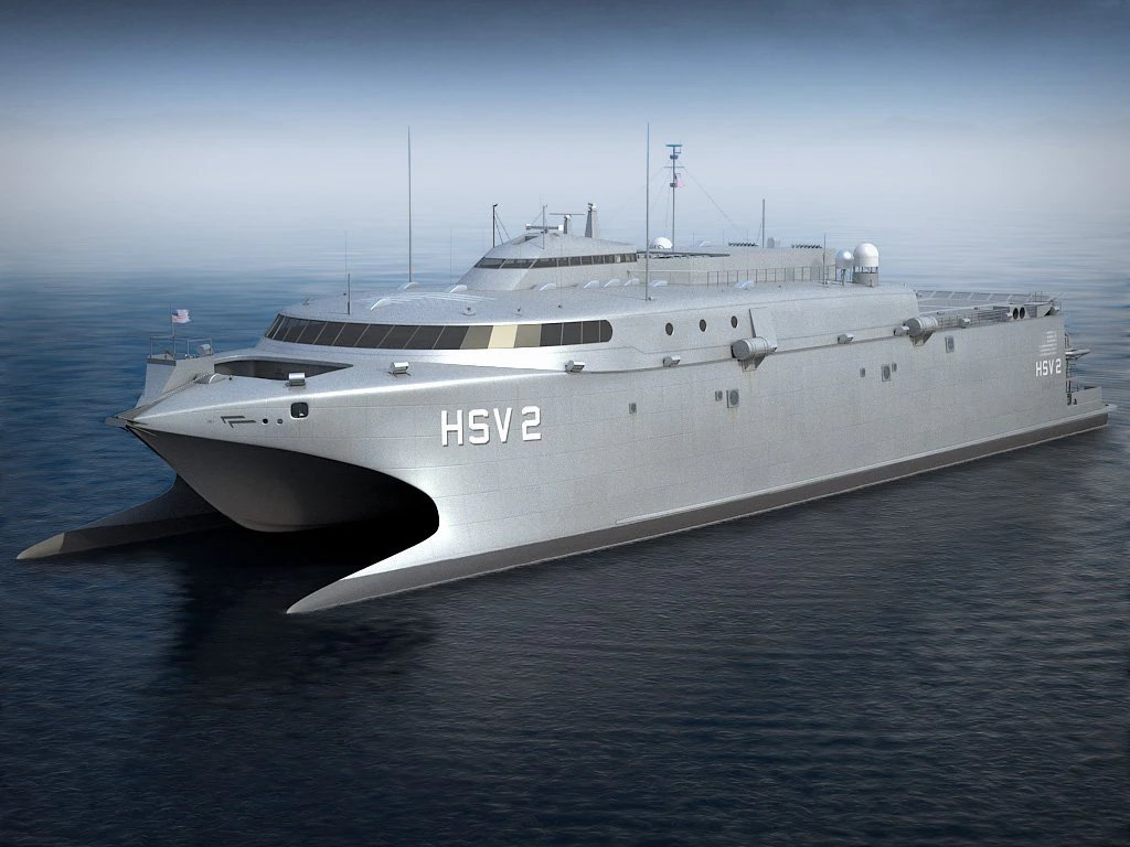 US Navy HSV2 Swift 3D Model .c4d .max .obj .3ds .fbx .stl .blend 