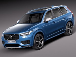 Volvo XC90 R-Design 2015 3D-Modell