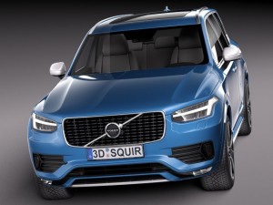 Volvo XC90 R-Design 2015 Modelo 3D