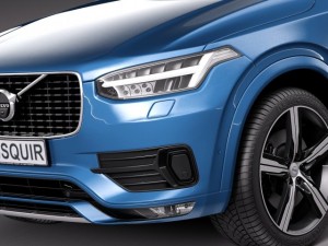 Volvo XC90 R-Design 2015 Modelo 3D