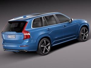 Volvo XC90 R-Design 2015 Modelo 3D