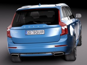 Volvo XC90 R-Design 2015 Modelo 3D