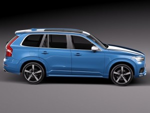 Volvo XC90 R-Design 2015 Modelo 3D