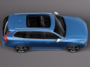 Volvo XC90 R-Design 2015 Modelo 3D