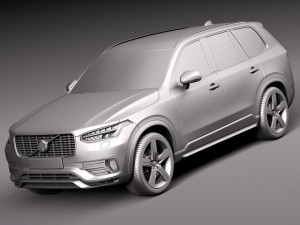 Volvo XC90 R-Design 2015 Modelo 3D
