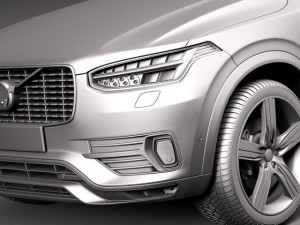 Volvo XC90 R-Design 2015 Modelo 3D