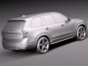 Volvo XC90 R-Design 2015 Modelo 3D