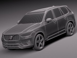 Volvo XC90 R-Design 2015 Modelo 3D