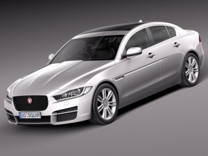 Jaguar XE 2016 3D-Modell