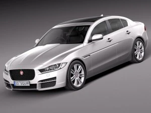 Jaguar XE 2016 3D Model