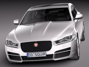 Jaguar XE 2016 3D Модель