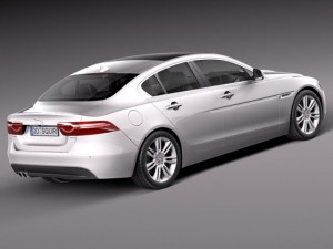 Jaguar XE 2016 3D Модель