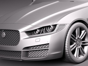 Jaguar XE 2016 3D Модель