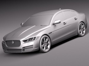 Jaguar XE 2016 3D Модель