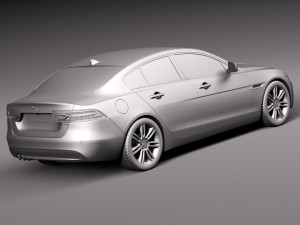 Jaguar XE 2016 3D Модель